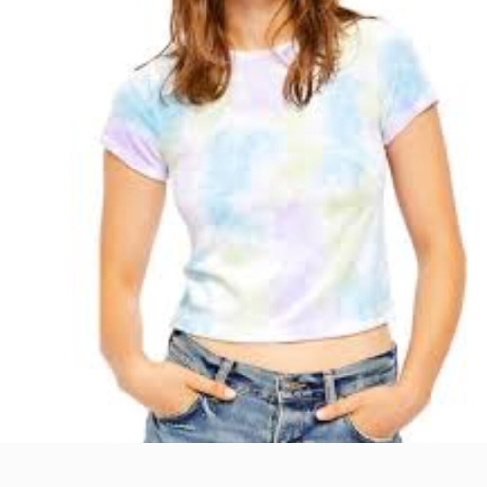 Free people velvet tie dye shirt